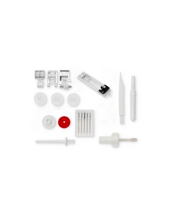 Kit d'accessoires inclus avec la machine à coudre elna explore 320S