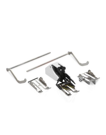 Pied d'avancement supérieur avec 3 semelles interchangeables et guide 50 Bernina