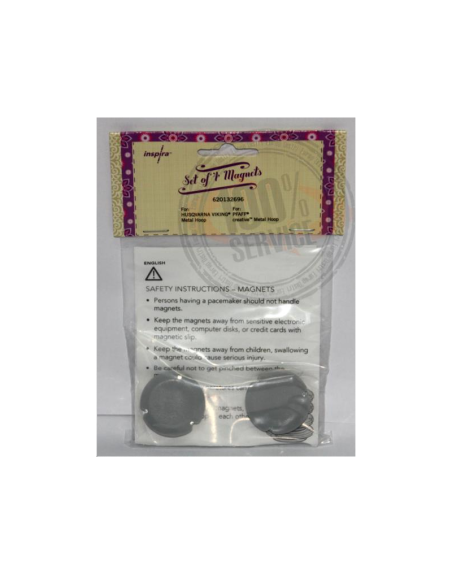 Jeu de 4 aimants pour cadre à broder