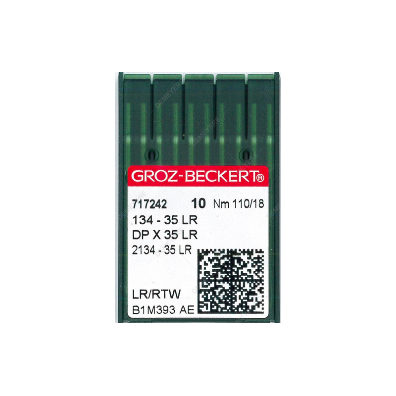 Aiguilles industrielle 134-35 DPX35LR x10 NM110