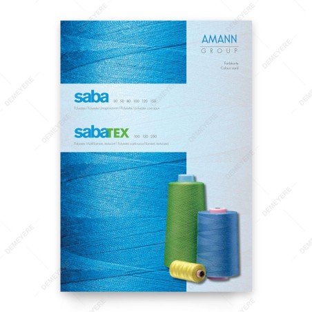 NUANCIER FIL SABA 30/50/80/100/120