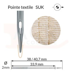 Aiguilles industrielle 134R /DPx5 SUK