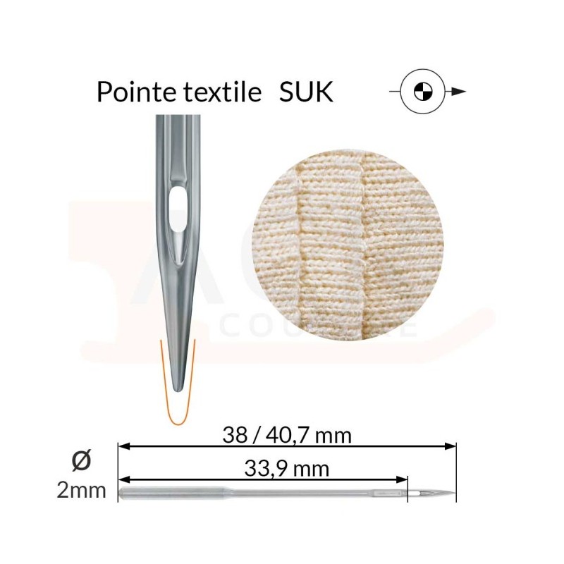 Aiguilles industrielle 134R /DPx5 SUK