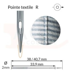 Aiguilles industrielle 134R /DPx5