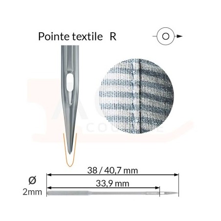 Aiguilles industrielle 134R /DPx5