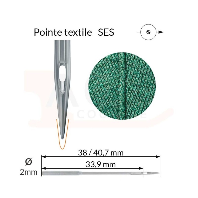 Aiguilles industrielle 134R / DPx5 SES