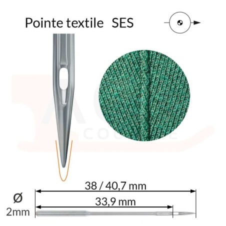 Aiguilles industrielle 134R / DPx5 SES