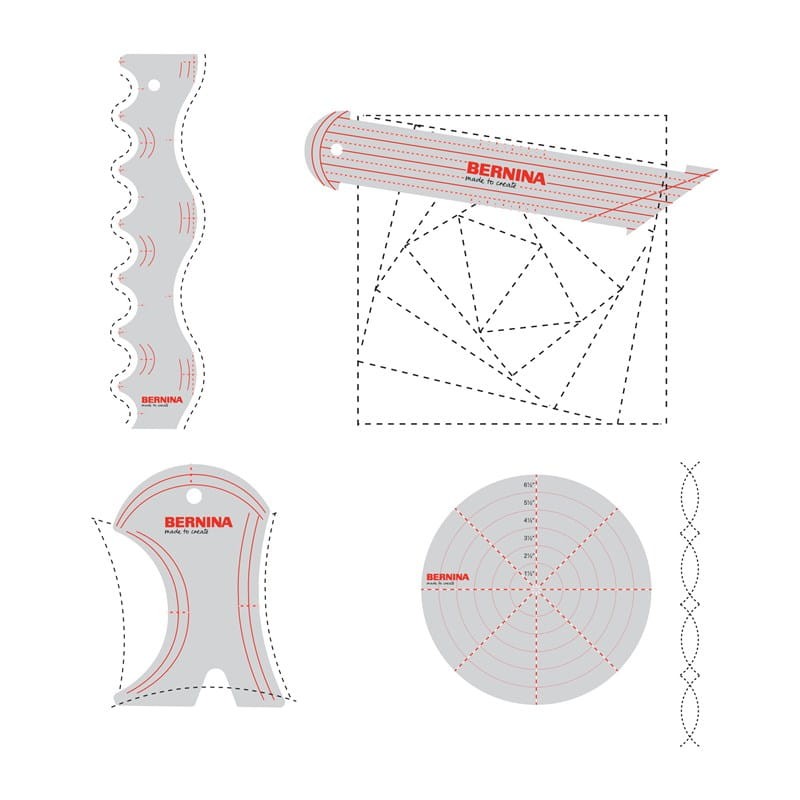 kit règles essentielles Quilting BERNINA
