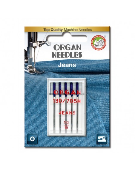 Paquet de 5 aiguilles 110 JEANS ORGAN