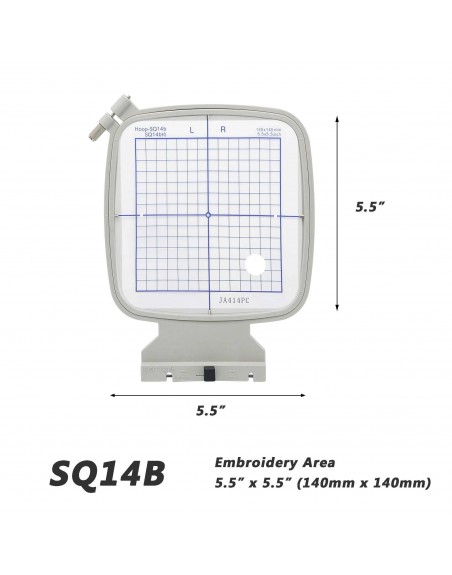 CADRE A BRODER SQ14B ELNA/JANOME 140x140