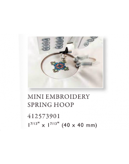 Cercle à broder MINI HOOP 40x40 D1 HUSQVARNA