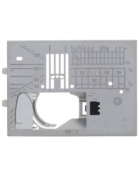 PLAQUE AIGUILLE POINT DROIT ELNA 680