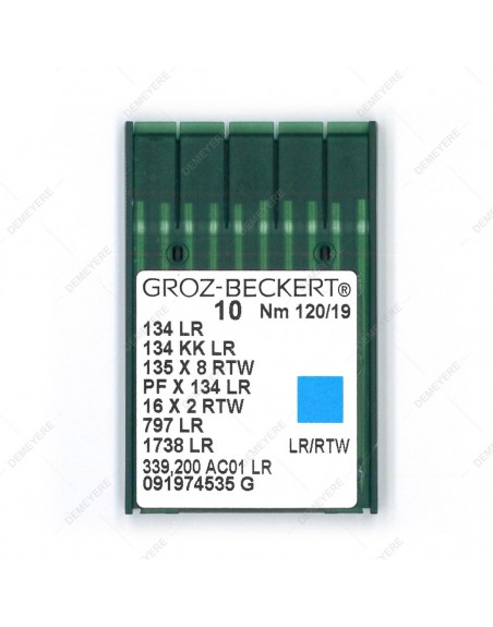 Aiguilles industrielle 1738LR DBxF2 NM120