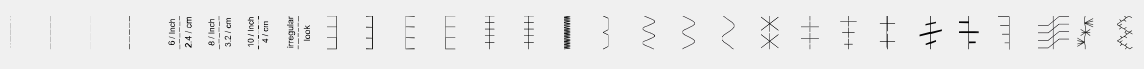 Les points quilt de la bernina b735