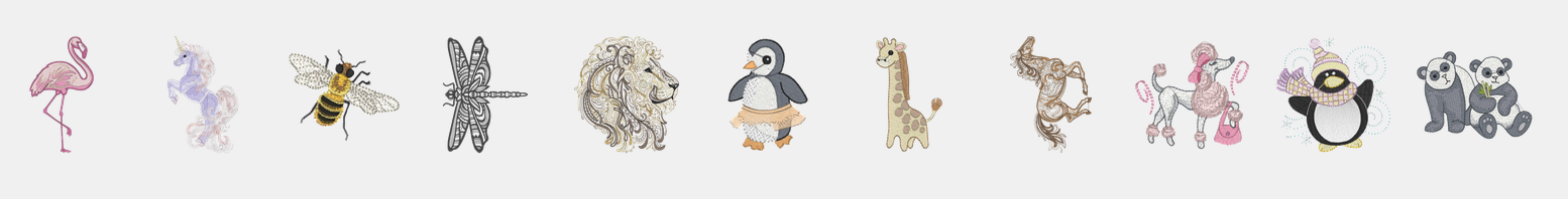 Les motifs animaux de la Bernina B 770 QE PLUS