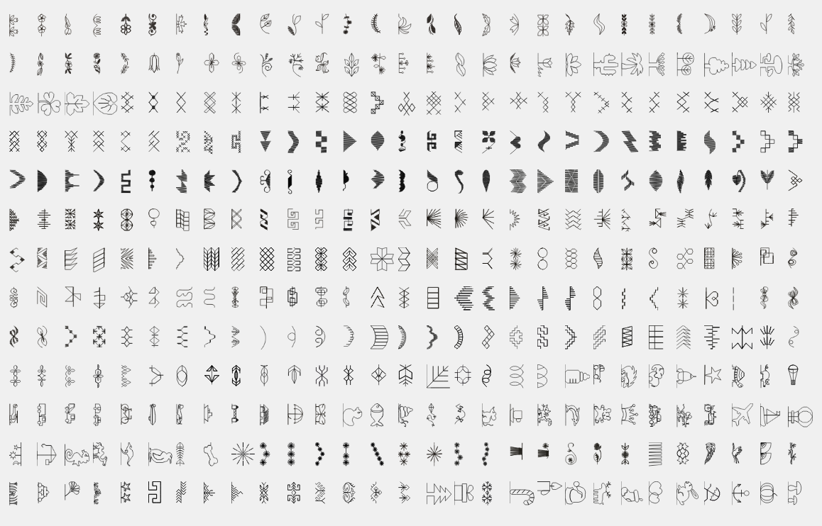 les points decoratifs de la bernina 570qe