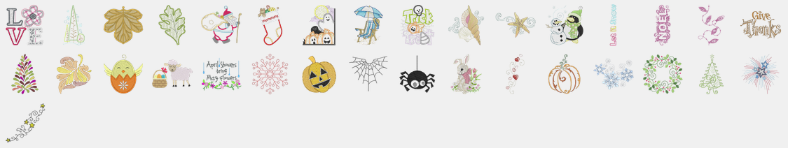 Les motifs saisons de la bernina b590