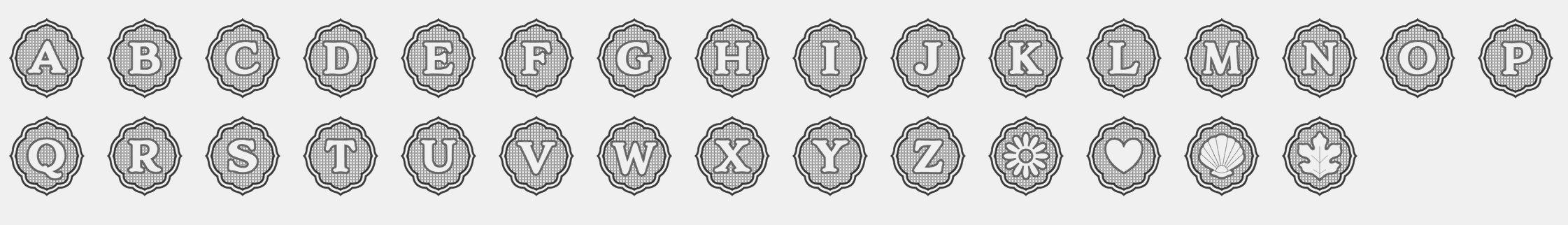 Les motifs monogrammes modernes de la machine à coudre et à broder Bernina B790 pro