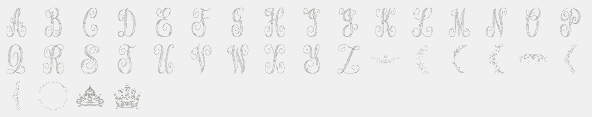 Les motifs monogrammes ravissants de la machine à coudre et à broder Bernina B790 pro