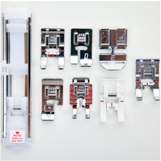 Pieds inclus avec la machine à coudre husqvarna-viking onyx 25