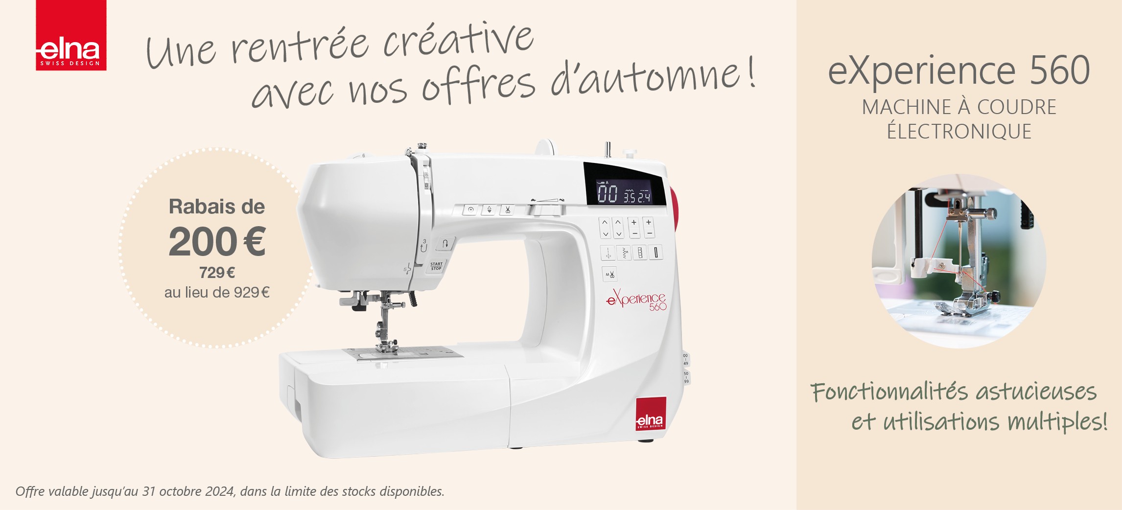 Surjeuteuse haut de gamme BERNINA L860